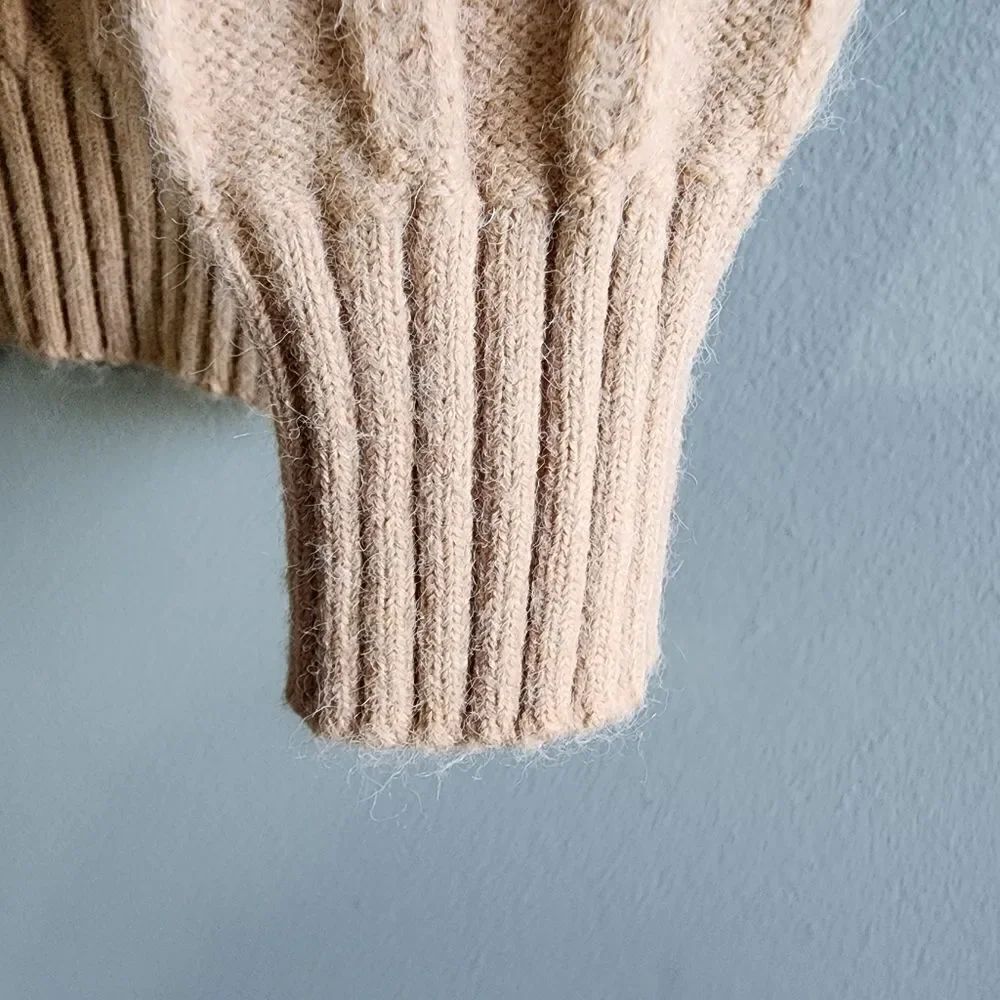 Mock Neck Drop Shoulder Sweater - Picture 5 of 9